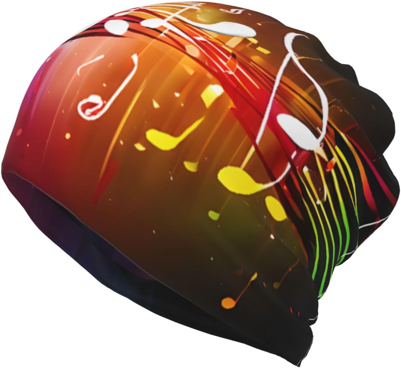 (Music Note) Multi-Functional Convertible Brimless Hat for Daily Outdoor Travel Use -