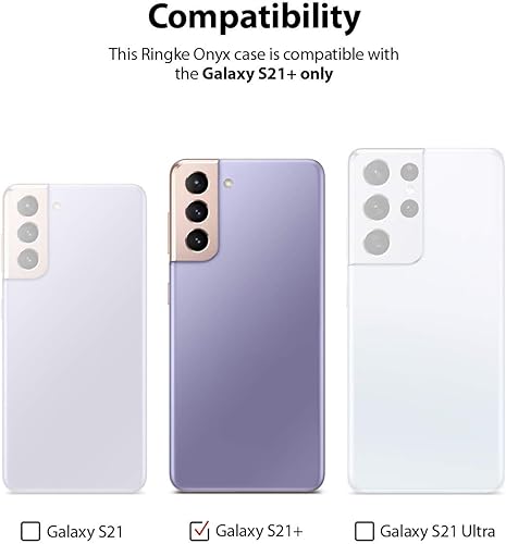 Miniatura 2 de Ringke Onyx - Funda diseñada para Samsung Galaxy S21 + (6.7 pulgadas), compatible con Galaxy S21 Plus, antideslizante, agarre cómodo, resistente,