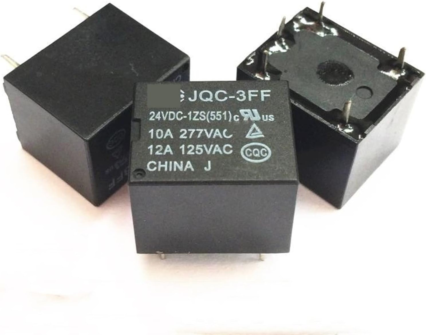 10Pcs/LOT Relay Hf3ff / Jqc-3ff-024-1zs Jqc-3ff-012-1zs Jqc-3ff-005-1zs Jqc 3ff 024 1zs 5v 9v 12v 24v 5pin