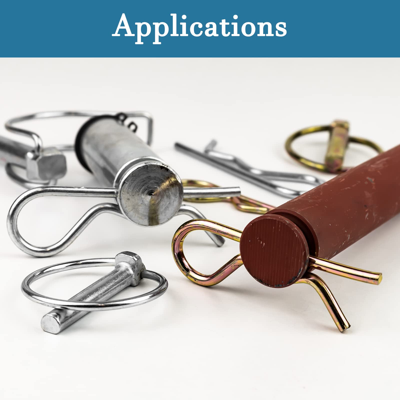 Clip Tente Camping 16 Clips à Ressort QUARKZMAN Pour Pagaie Kayak - 8x10x50mm Acier 65Mn - Pour Tente, Parapluie, Camping Attaches Pagaie Kayak