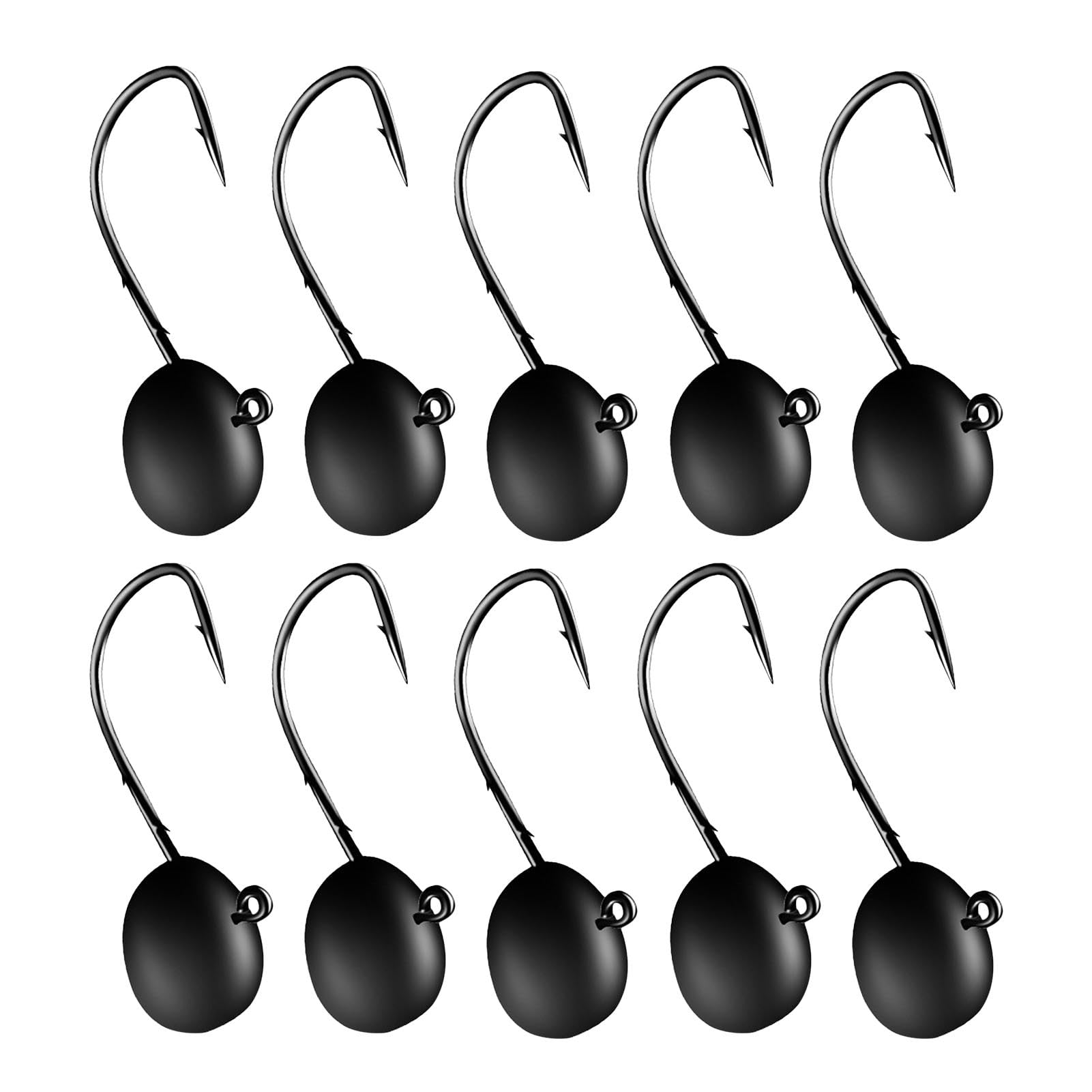 Pesi Per Pesca Bassi Pesi Di Tungsteno A Proiettile Per Pesca Bass - Maxcatch, Per Tecnica Flipping O Texas Rig Black Cat Pesca - Foto 7