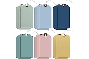 Outus Extra Large 4 3/4 x 2 3/8 Inch Gift Tags with String