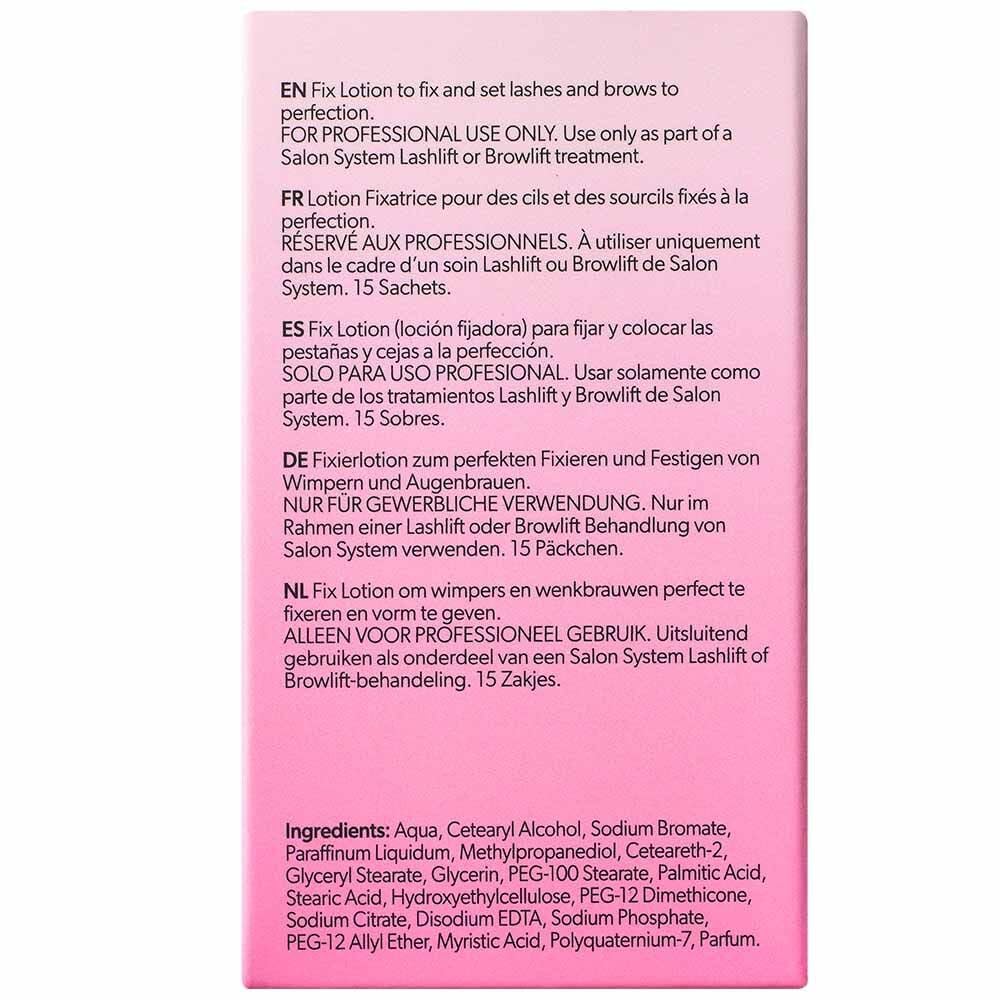 Salon System Lash and Brow Lift Fix Lotion 02 Sachets (15)