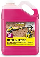 Kärcher Wood Fence & Deck Cleaner Concentrate for Pressure Washers - Makes 40 Gal, Residue-Free for Wood, Composite, PVC