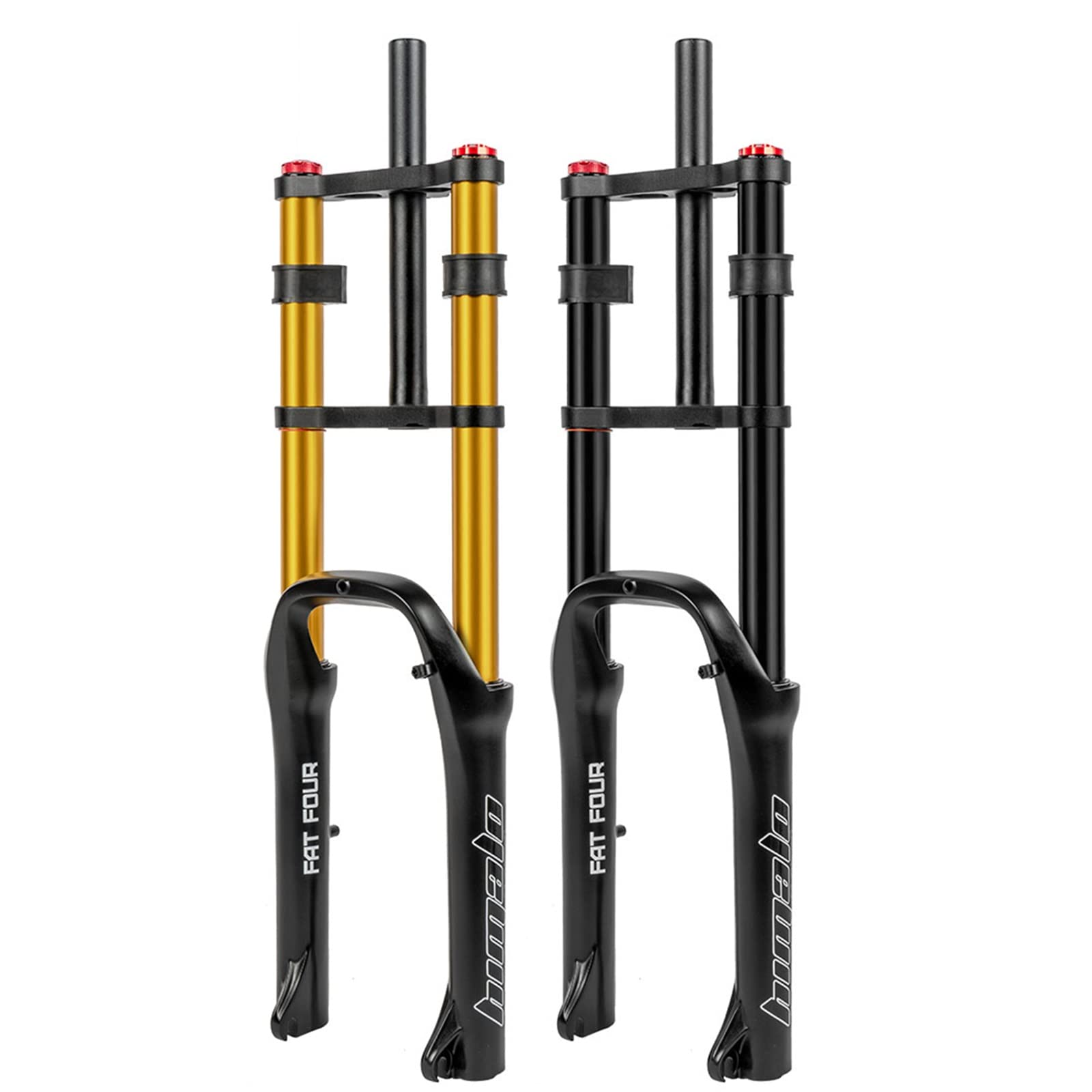 Horquillas Gruesas 20p 4.0 Freno Disco Recto 1-1/8 BMX Horquilla Suspensión Neumática Bloqueo Viaje Ajuste Amortiguación DH Bicicleta Eléctrica Horquilla Bicicleta Montaña Recorrido 160mm