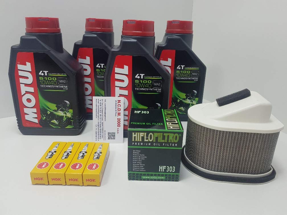 KIT TAGLIANDO COMPATIBILE CON Z750 2004 2005 2006 OLIO FILTRO OLIO ARIA CANDELE