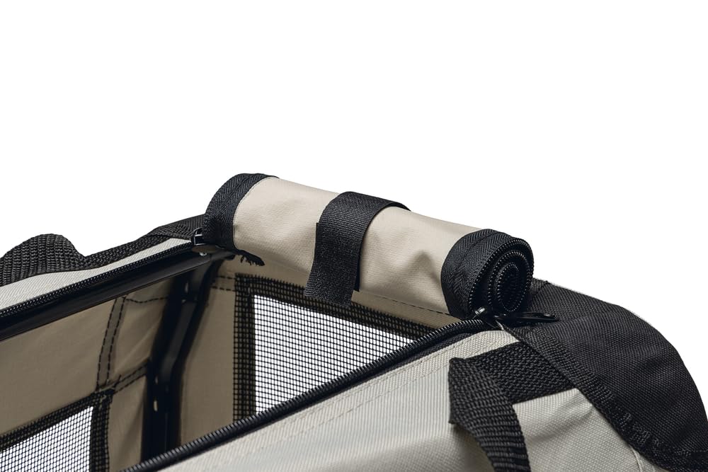 Karlie 506729 Transportbox Fun, Nylon, grey, 47x35x35 cm