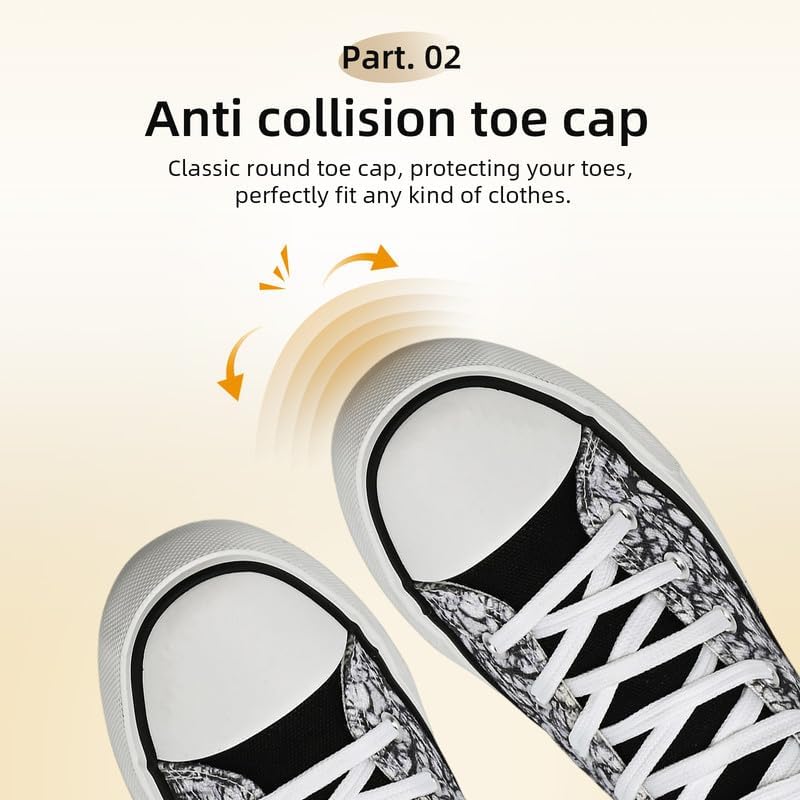 Canvas High Top Sneakers for Women Men Classic Lace Up Canvas Shoes Womens Mens Fashion High Top Sneakers Casual Tennis Walking Shoes - Image 4