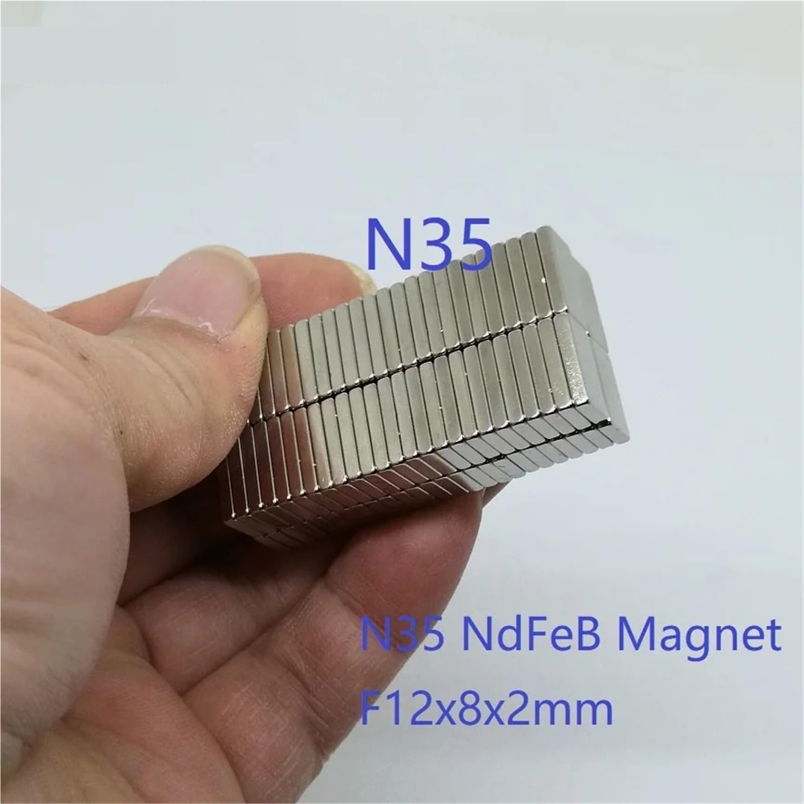 100 PZ/LOTTO Standard N35 Blocco NdFeB Magnete 12 * 8 * 2 Potenti Magneti Permanenti Al Neodimio 12x8x2