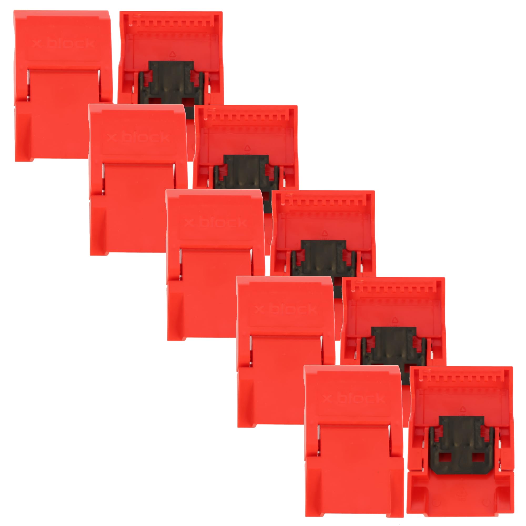 STRATAG Set 6 Guide Di Serraggio A4 Con Coperchi Trasparenti E Dorsi In Cartone 320 G/m², Rilegatura Senza Fori Per Presentazioni