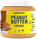 Heeva Classic Creamy Peanut Butter 1kg, Made with Roasted Peanuts, Fresh Peanut, 26 g Protein, Gluten Free, High Fibre, GMO Free, Suitable for Vegan, Creamy Peanut Butter gallery image