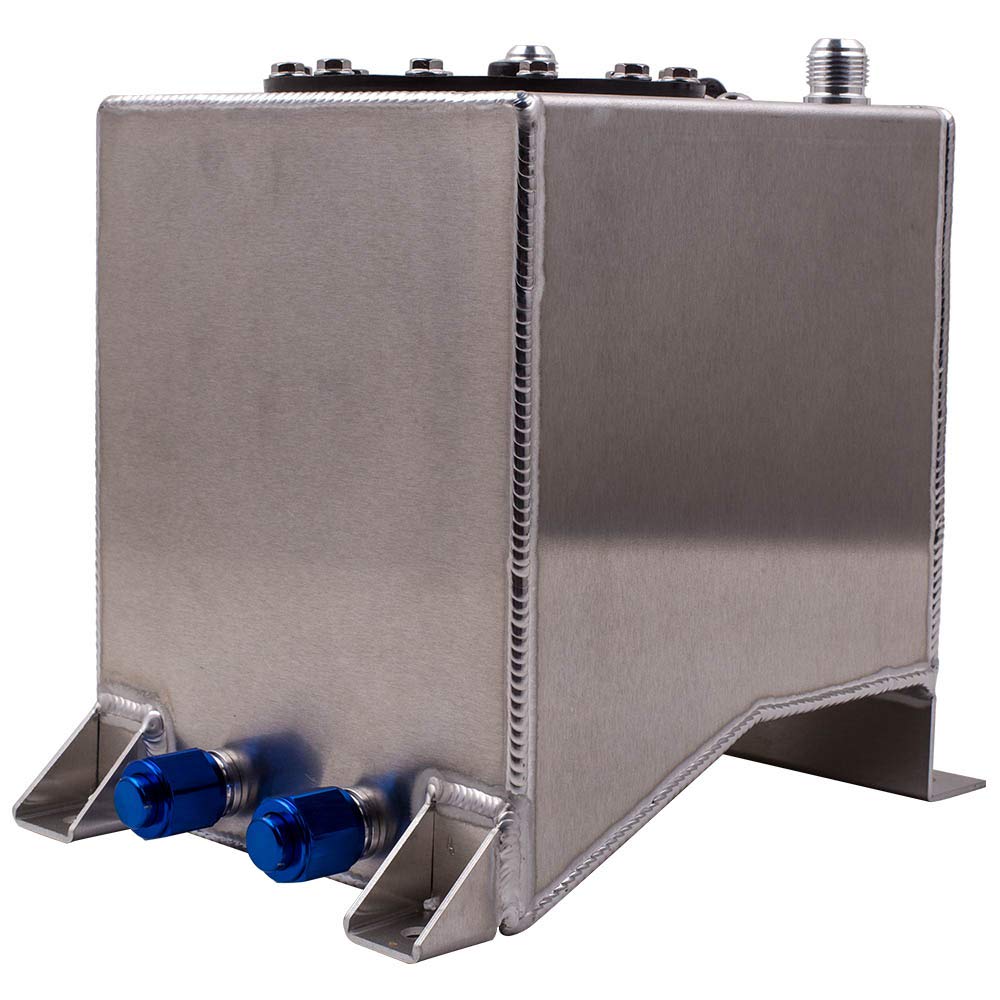 maXpeedingrods Depósito de pilas de combustible universal de aluminio de 10 L/2,5 galones con sensor de llenado