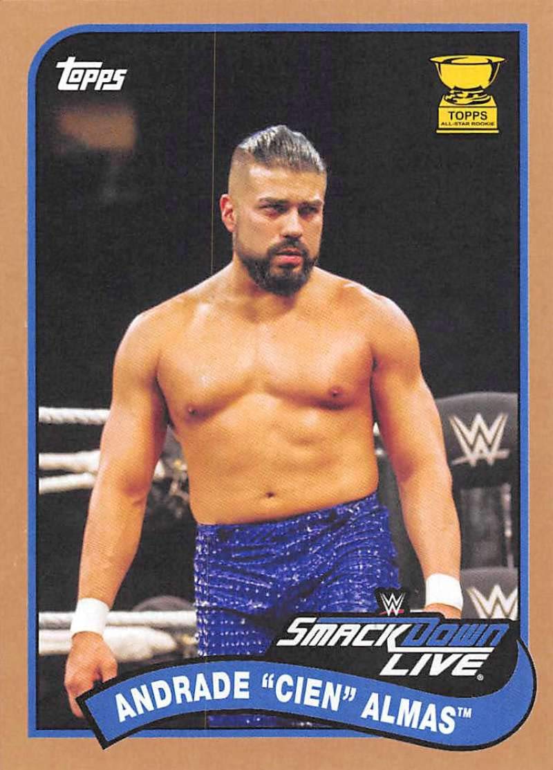 Amazon.com: 2018 Topps Heritage WWE Bronze #94 Andrade Cien Almas