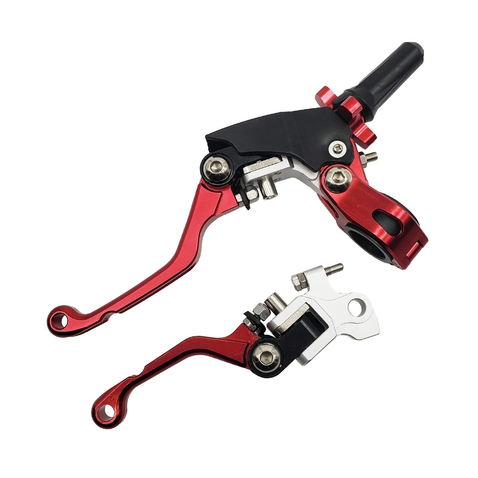 Levier d'embrayage moto réglable CNC rouge antidérapant pour EXC SXF Kayo