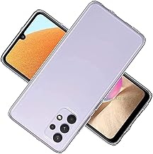 Compatible Galaxy A32 5G Case, Clear, Thin, Shock Absorption, Shock Resistant, TPU Material, Galaxy A32 5G SCG08 Smartphone Case, High Transparency, Anti-Yellowing, Anti-Fingerprint, Scratch-Resistant