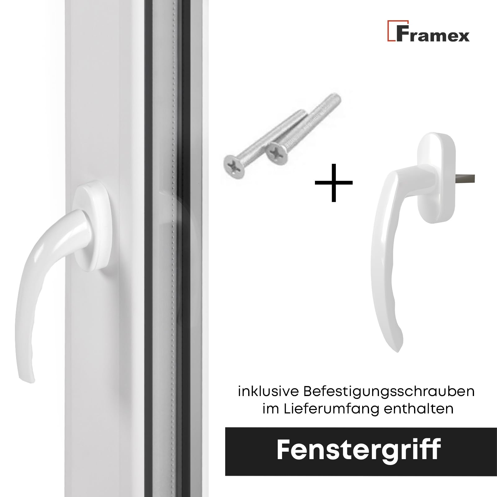 Framex Finestra per cantina, bianca, 55 x 60 cm, 2 scomparti, 32 mm (4/24/4), piccola finestra larghezza x altezza (550 x 600 mm), funzione di finestra ribaltabile