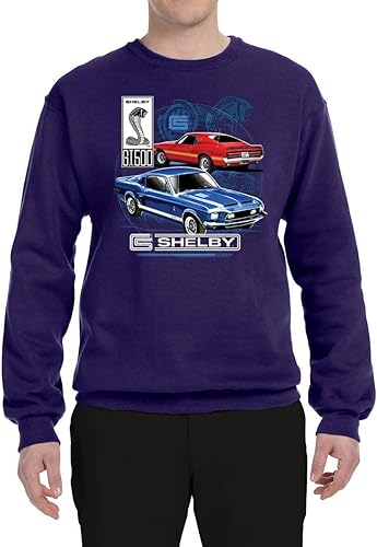 Miniatura 3 de Wild Bobby Shelby GT 500 Cobra Ford Motors - Regalo oficial para hombres, automóviles y camiones, sudadera unisex con cuello redondo