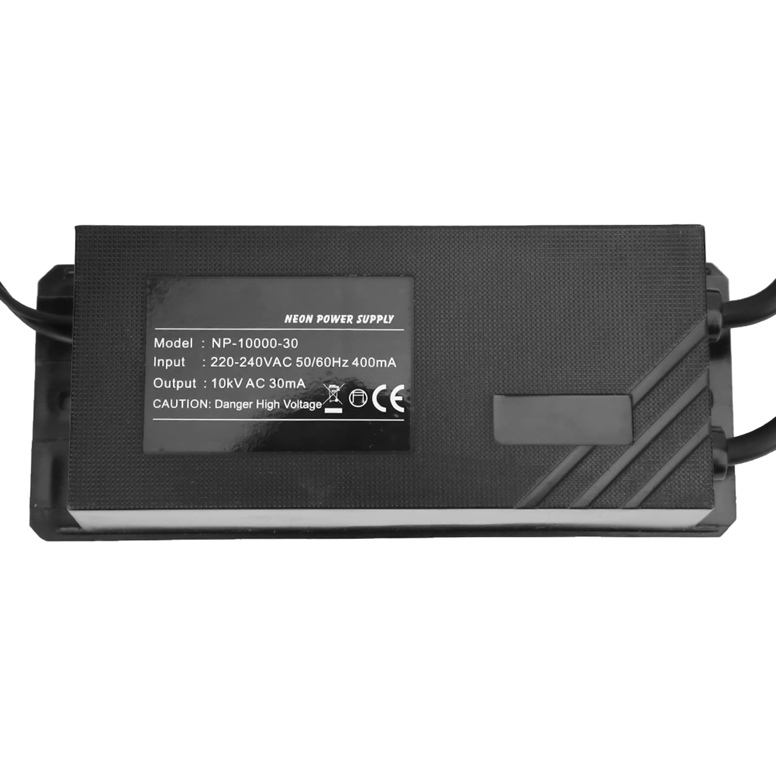 NP-10000-30 Transformateur Électronique Néon, 220V-240V, 10KV, 30mA, Dimensions 164x65x55 mm, Charge 4-10 m