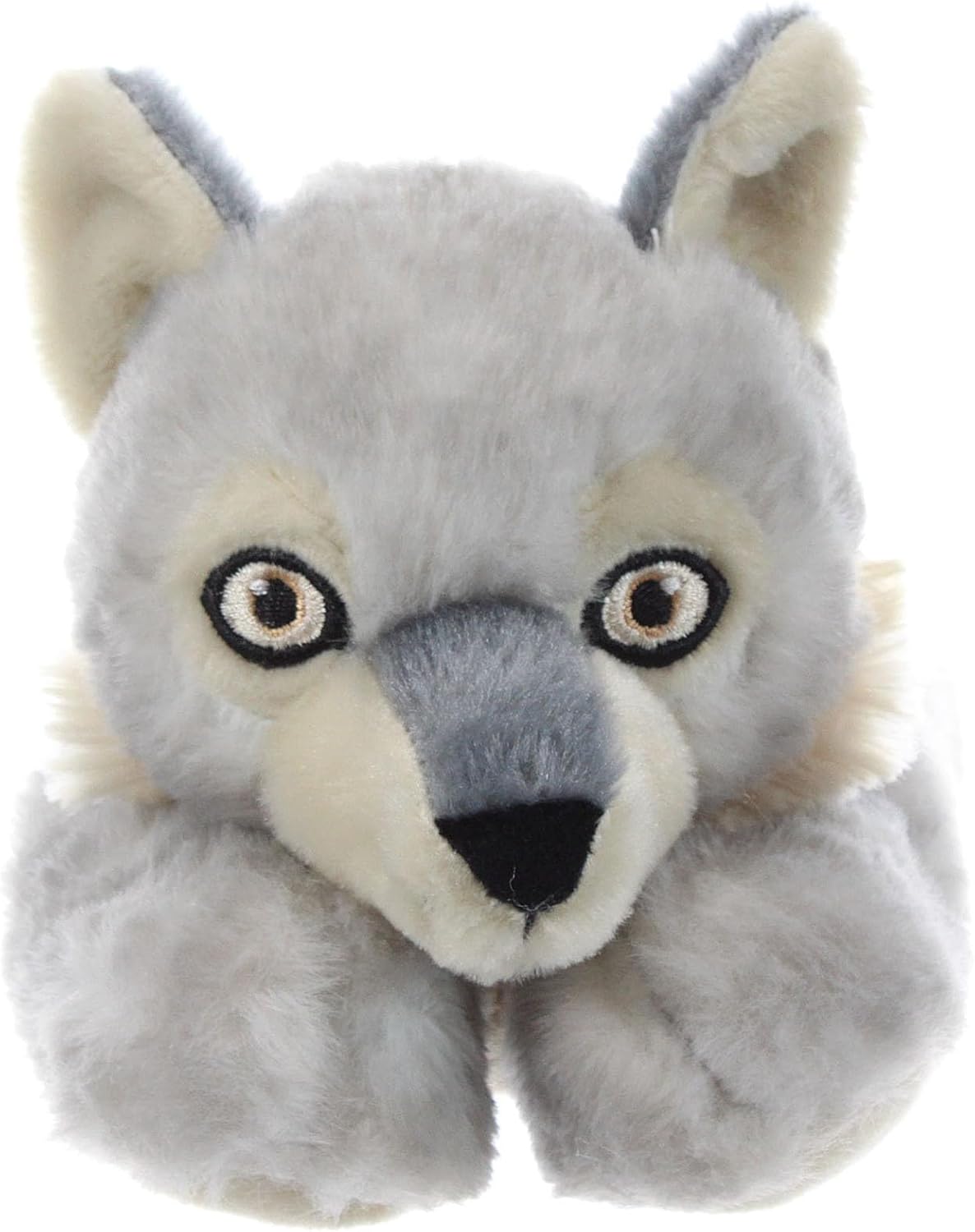 The Petting Zoo Grey Wolf Stuffed Animal Plushie, Gifts for Kids, Earth Keeperz Wildlife Animals, Zoologee Grey Wolf Plush Toy, 10 inches - Image 2