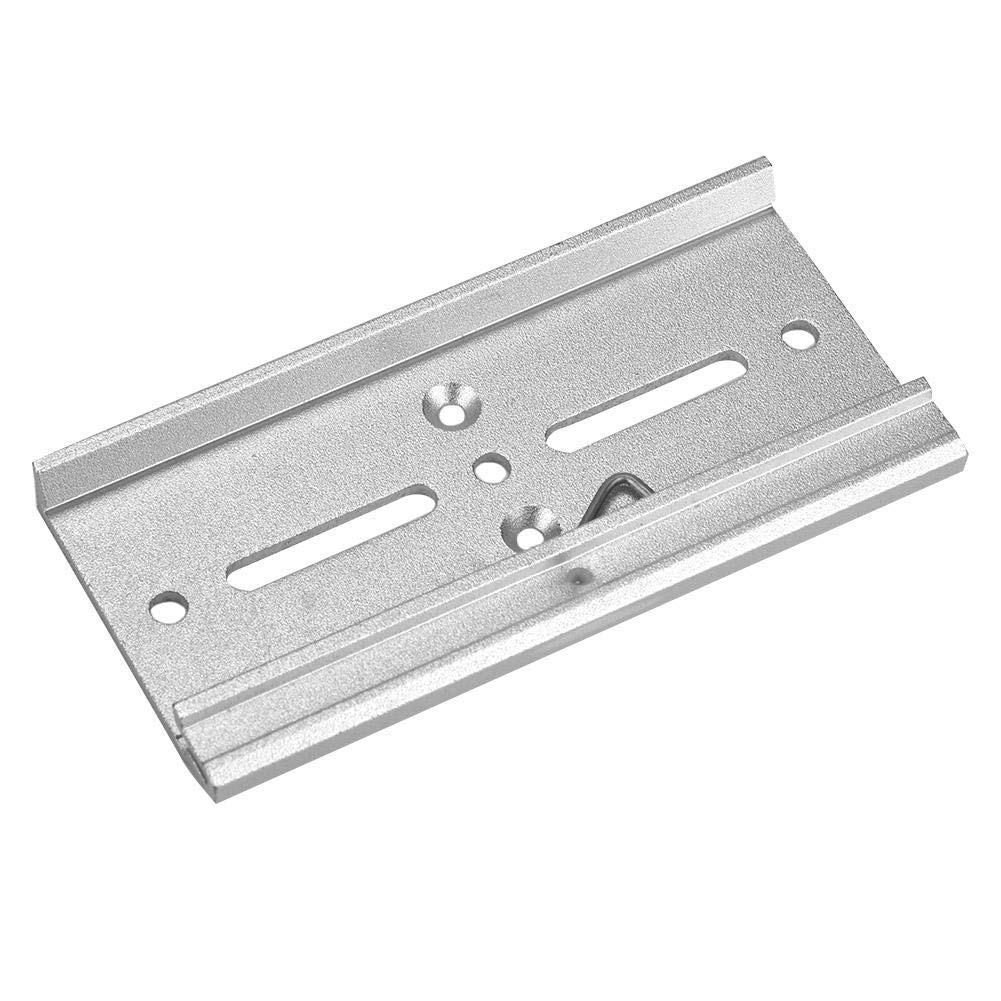 Hilitand #8 35Mm Aluminum Din Rail Fixed Screw Clamp Fastener Clip For Relay Mounting Bracket(#8)