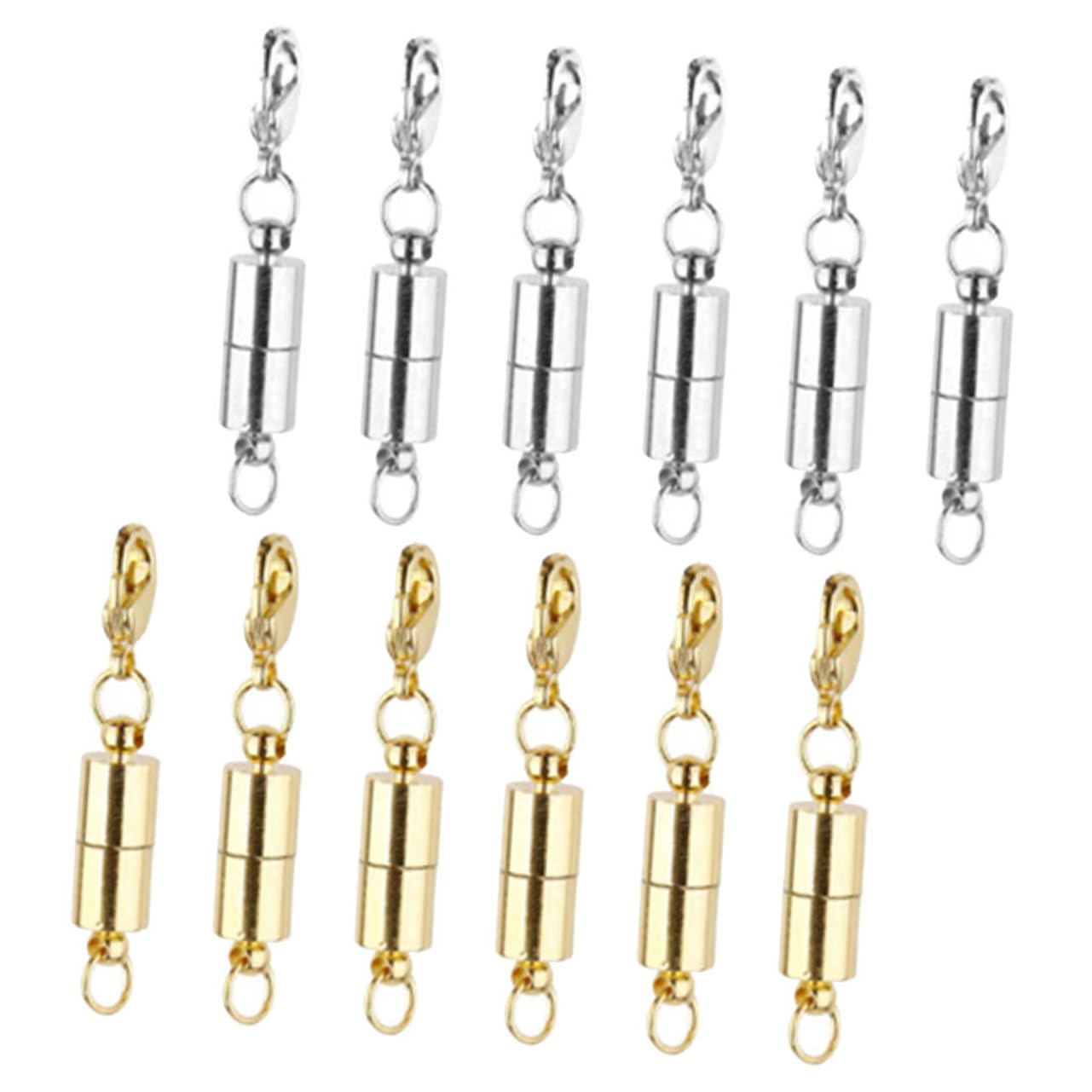 Anneome 48pezzi Chiusure Magnetiche Per Fermagli Per e Collane Accessori Per e Facile Usare Design e