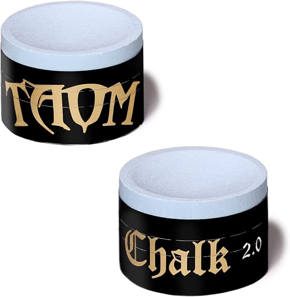 TAOM Pool Chalk 2.0 Craie pour Queue de Billard Unisexe, Bleu Clair - 4