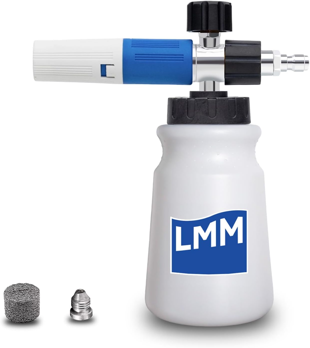 Foam Cannon LMM V2.0 for Pressure Washer with 1/4 Inch Quick Connector Snow Foam Lance for Car Washing with Adjustable Thick Foam