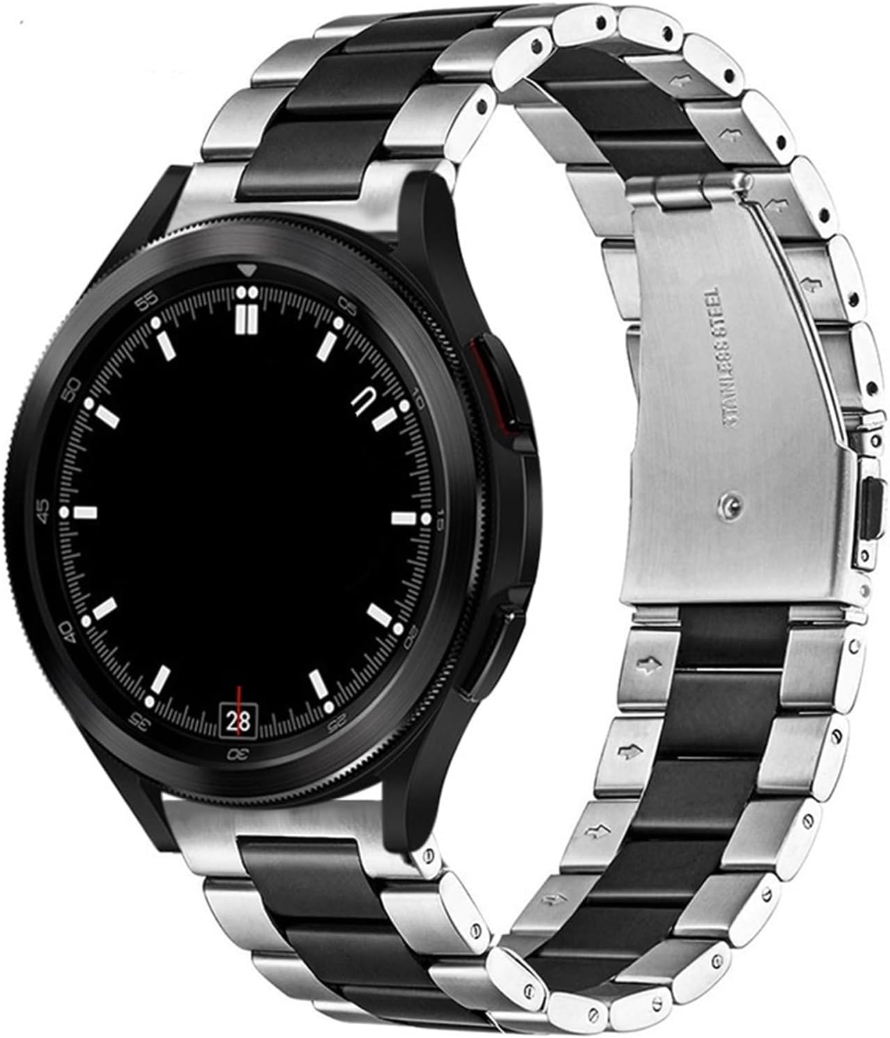 Quick Release Stainless Steel Watch Band 20mm Unisex Metal Watch Band For Traditional Or Smart Watch Replacement Strap Watch Accessories