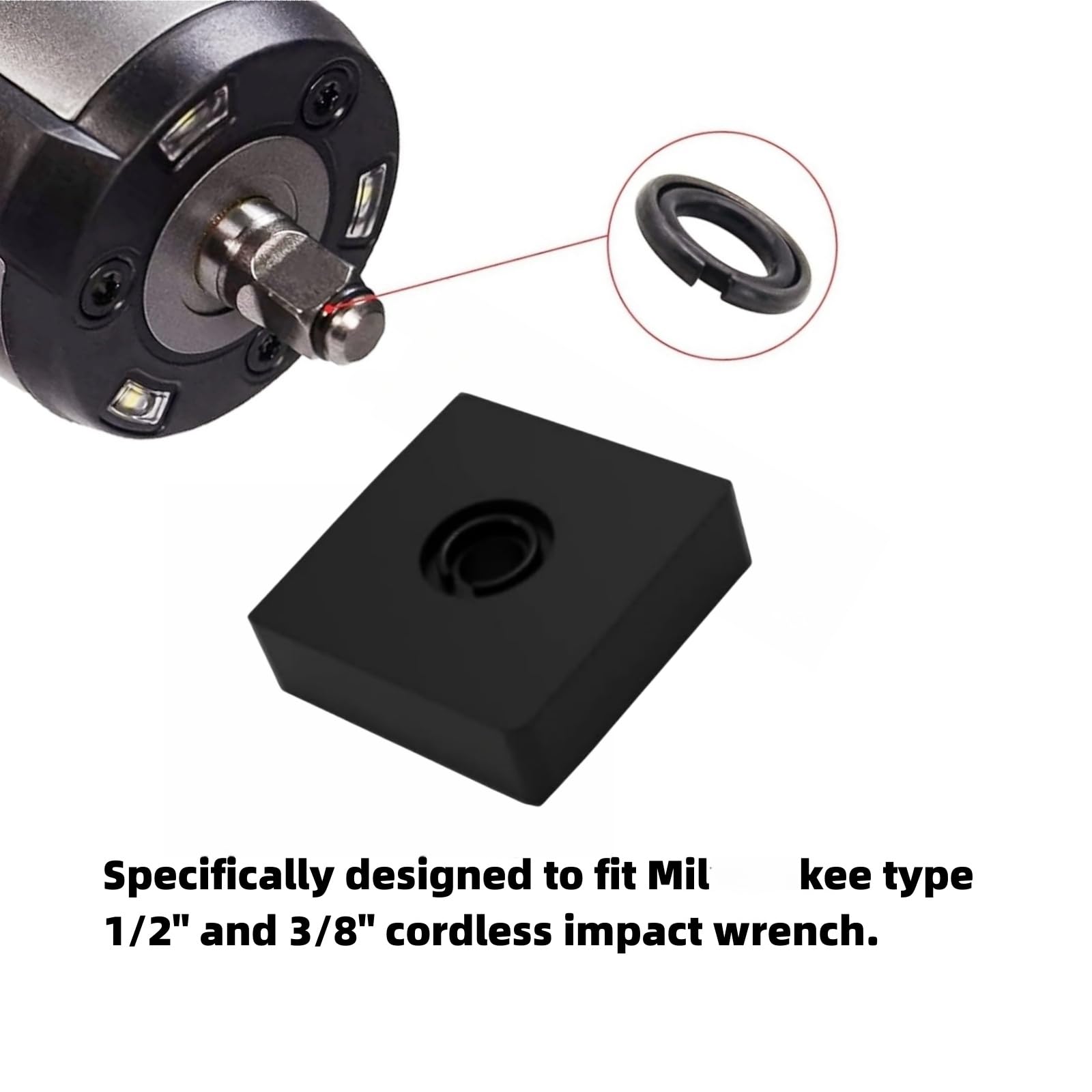 Impact Retaining Rings with O-Ring - 1/2" & 3/8" -4 Impact Retaining Rings with O-Ring - 1/2" & 3/8" -4