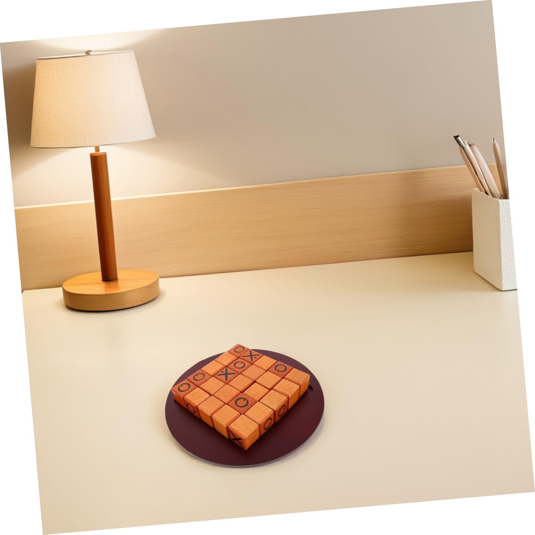 ERINGOGO Jeu de Stratégie Bois Ox Push Jeu Échecs Éducatif Familial Portable pour Garçon Fille Coordination Main-œil et Réflexion pour Jardin et Soirées Groupe