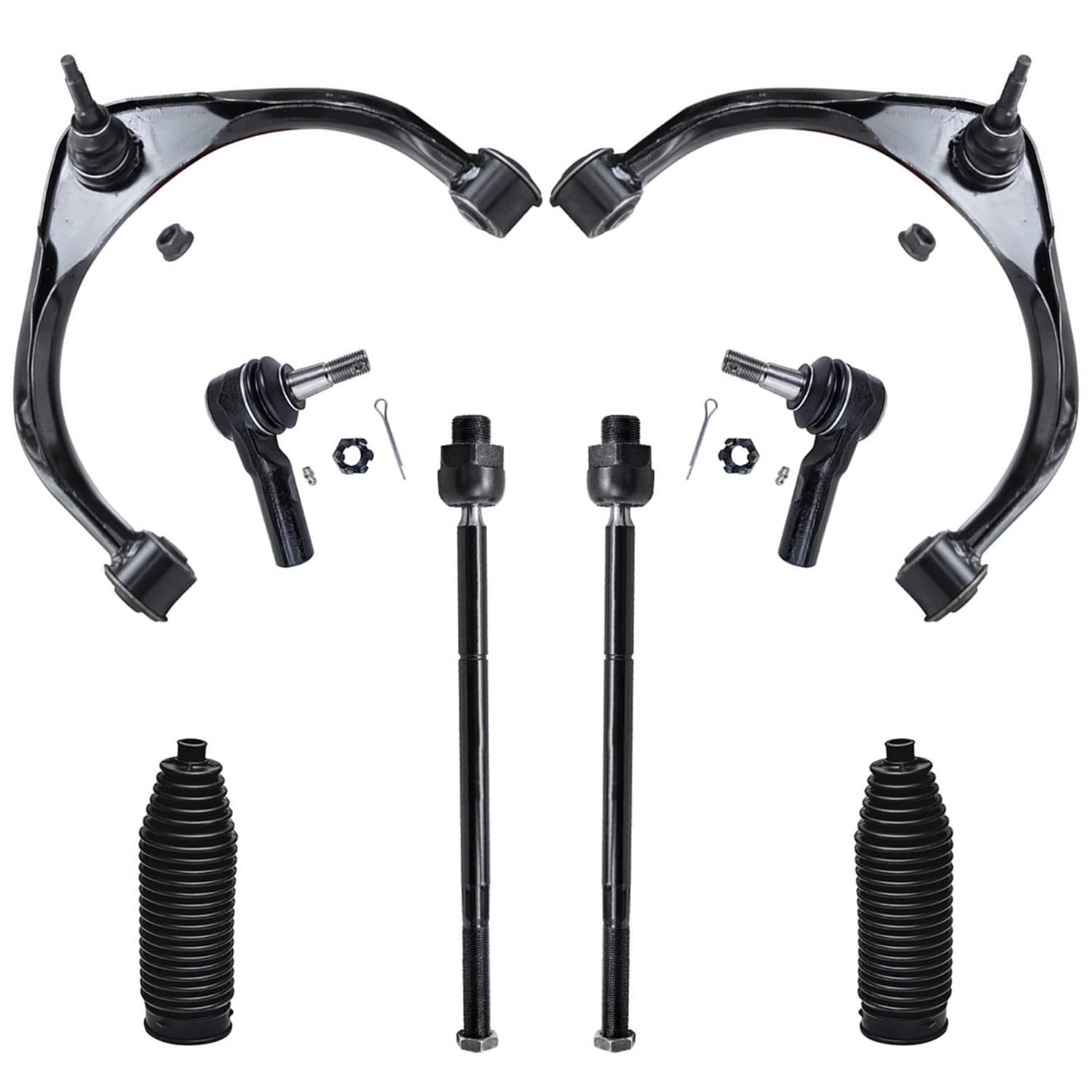 Detroit Axle - 8pc Front End Suspension Kit for 2009-2012 Dodge Ram 1500 2