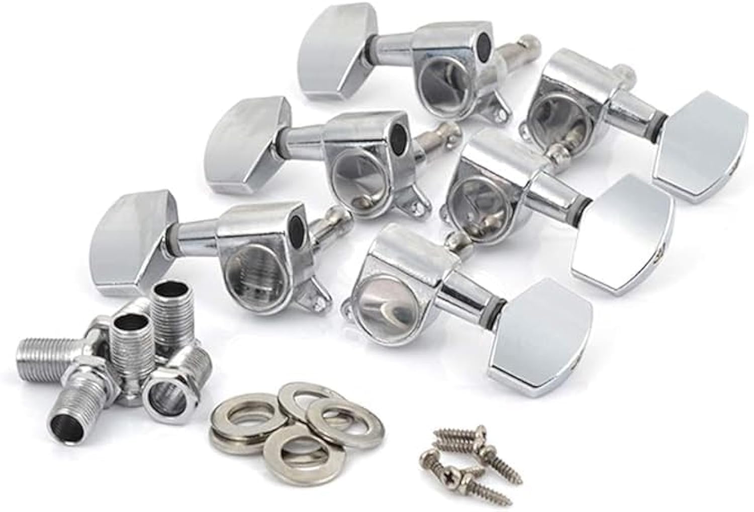 6 Pieces 3L3R Acoustic Guitar Tuning Pegs Machine Head Tuners, Knobs Tuning Keys, Guitar Parts, Wear-Resistant And Durable, Anti-Corrosion And Anti-Rust For Acoustic Or Electric Guitar