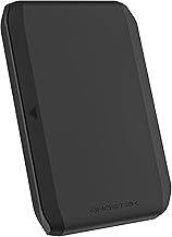 Ghostek Exec MagSafe Wallet for iPhone and Mag Safe Compatible Cases Devices - Magnetic Credit Card Holder with Secure Magnet Closure, Easily Detachable and Doubles as a Kickstand (Black)