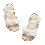 THEE BRON Toddler Girls Wedding Princess Sandals - Comfortable Sparkly Shoes for Festive Dress-Up