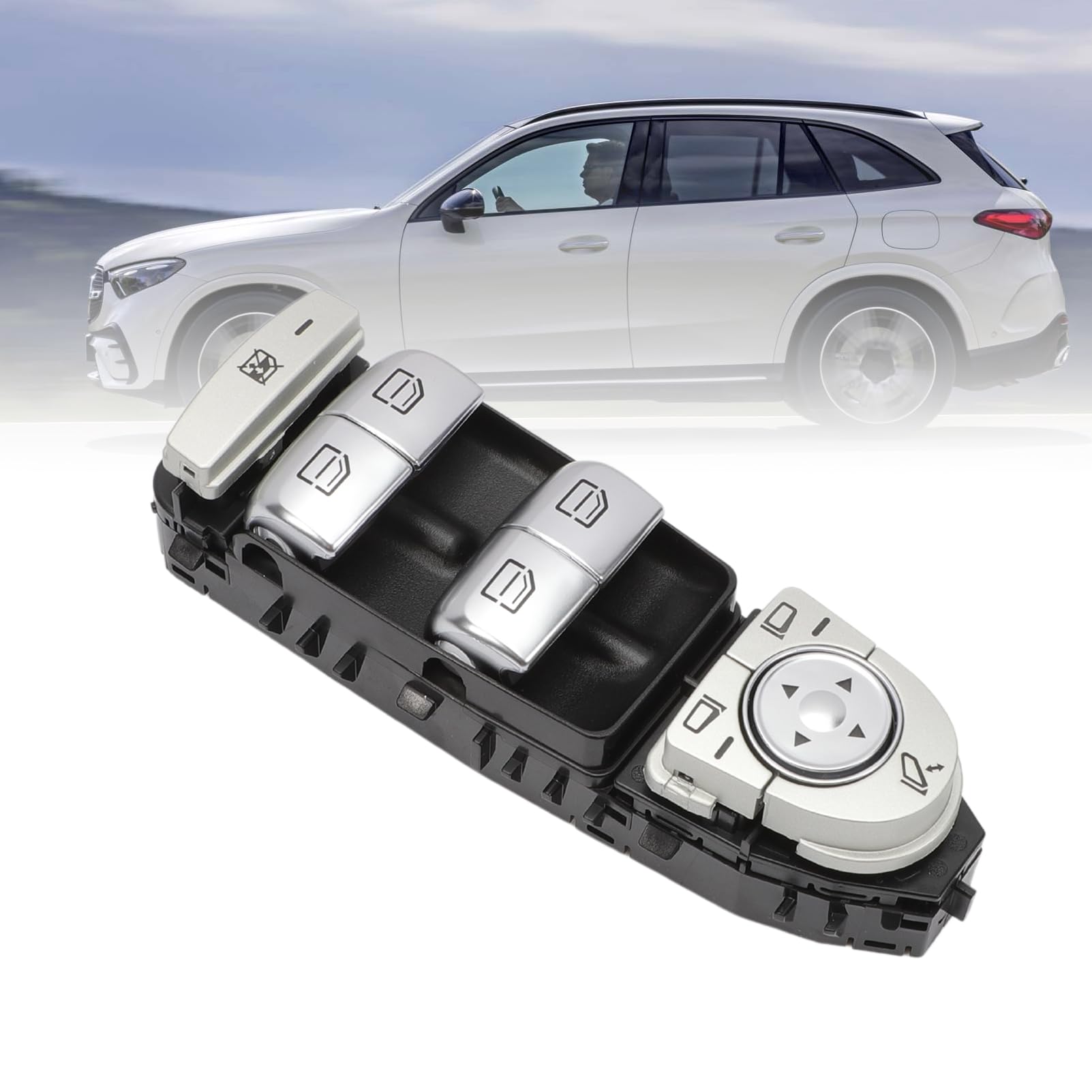 Interrupteur Lève-vitre Avant Gauche Pour Mercedes Classe C, EQC, GLC (W205, S205…) - Référence 2059056811 - 7
