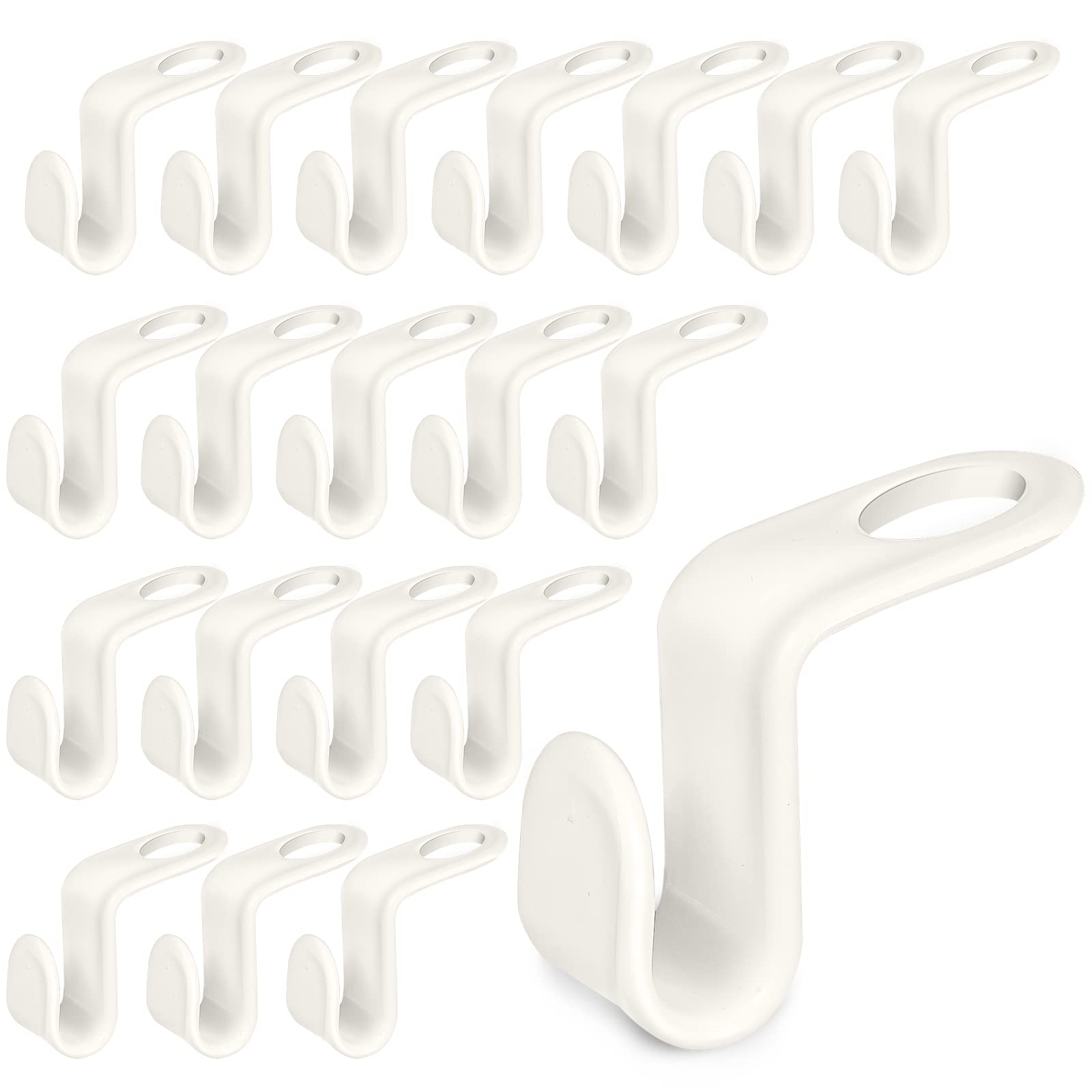 Buy SAVITA 60pcs Cascading Hanger Hooks, Plastic Heavy Duty Clothes Hanger Connector Hooks Space