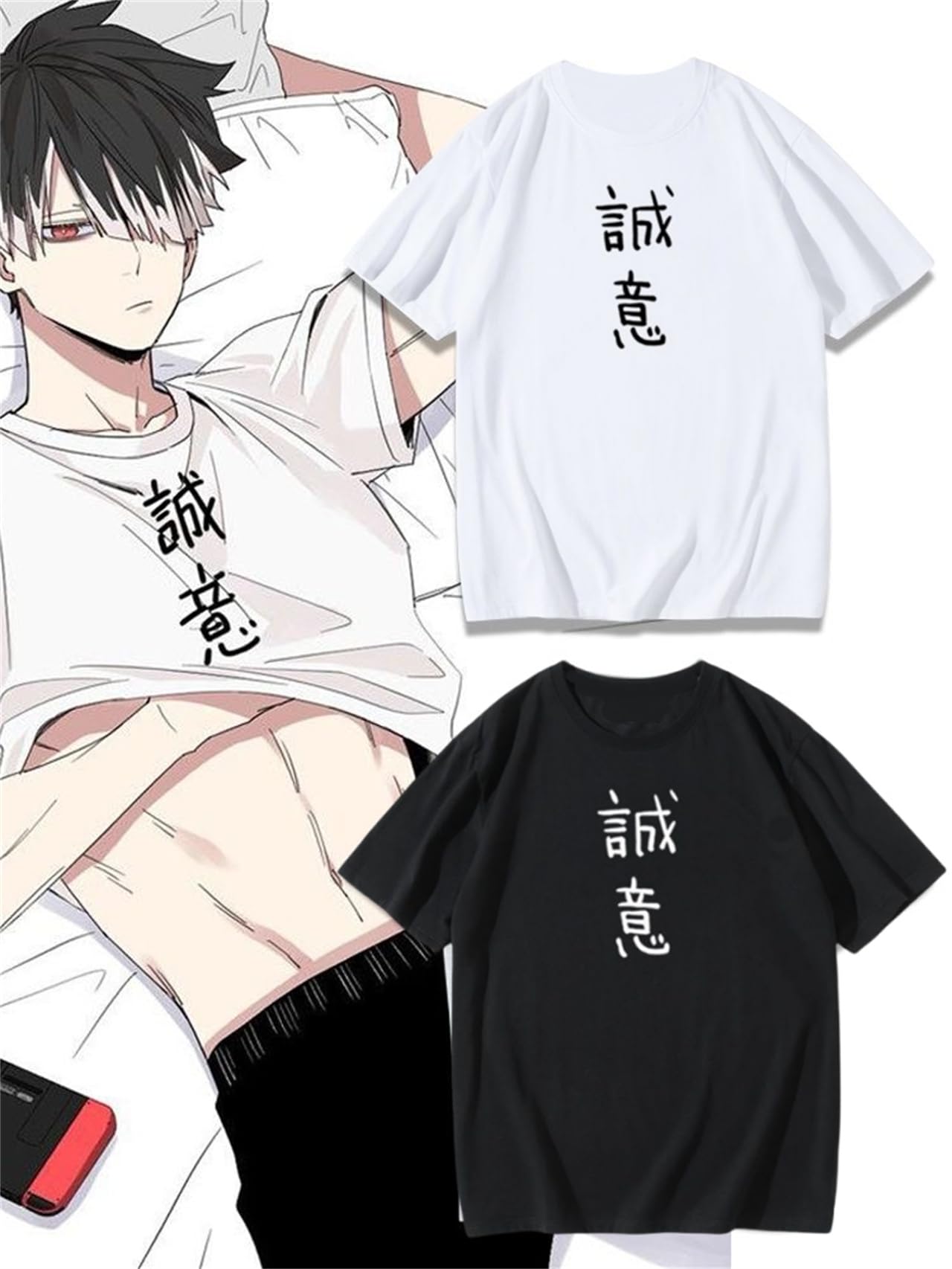 Amazon.co.jp: [MOSATS] 怪獣8号 tシャツ 鳴海弦 誠意 半袖 綿 夏服