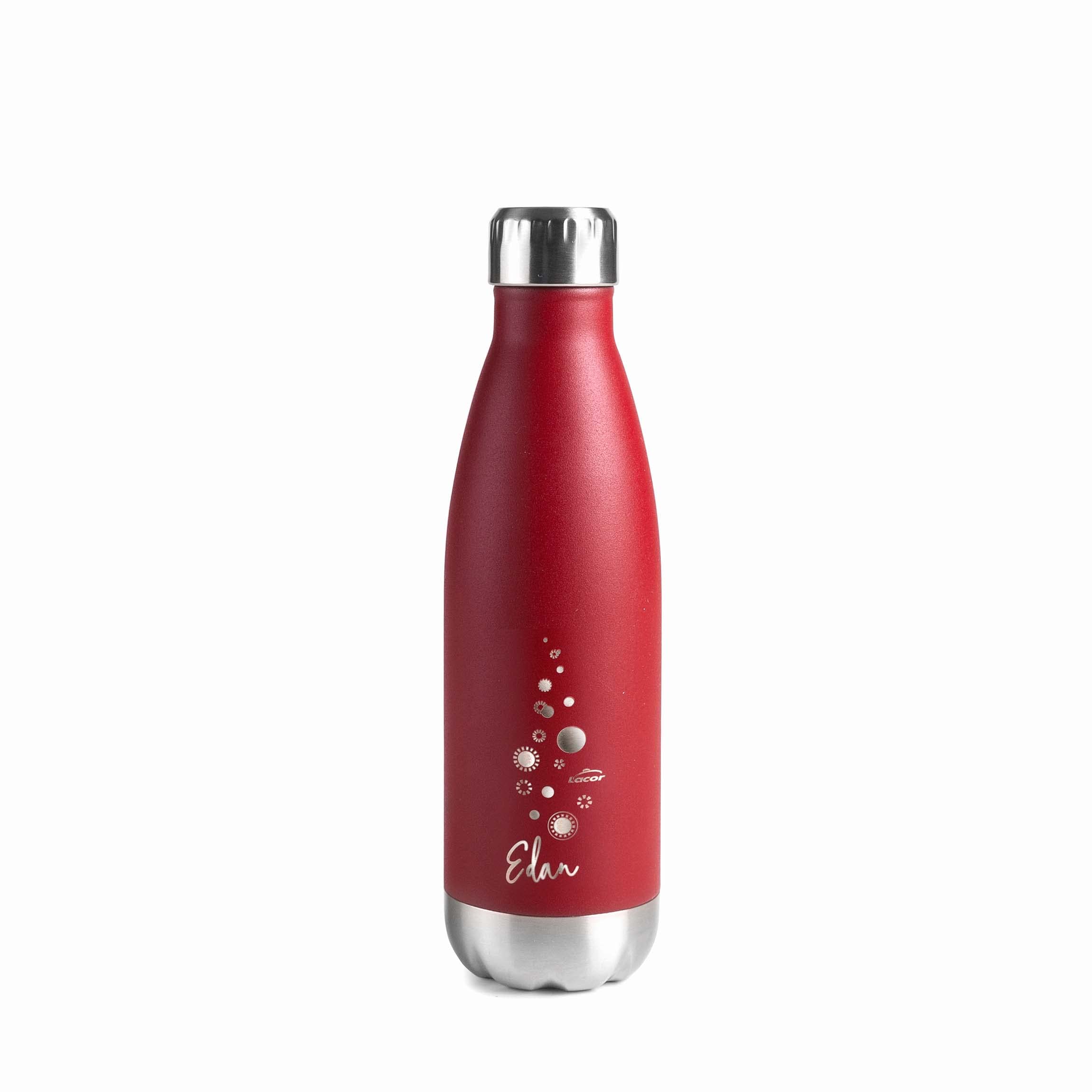 Lacor Double Wall Stainless Steel Bottle 0'50 l red