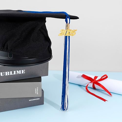 Vista 35 de Borla 2025, 1 unidad, borla de graduación para graduados 2025, borla 2025 con dijes de fecha dorada 2025 para fiestas de graduación, ceremonias