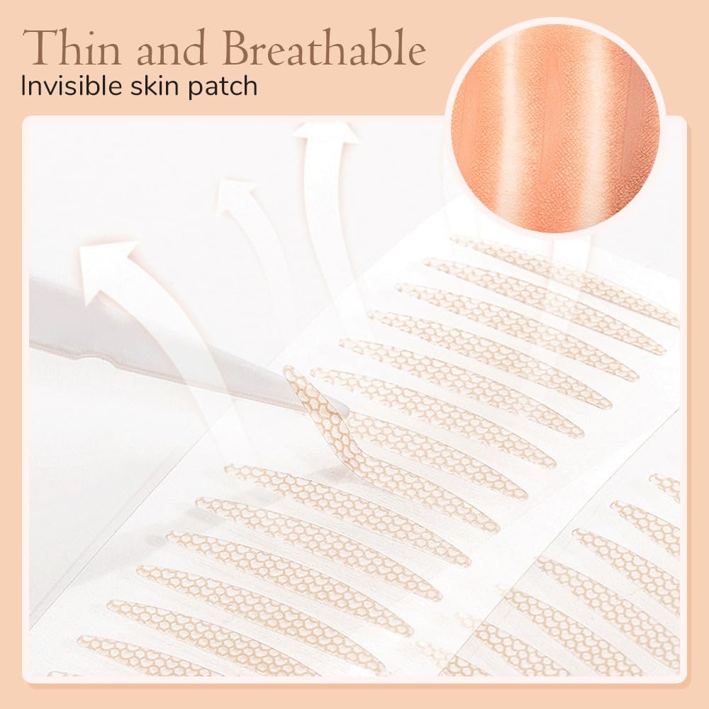 Invisible Double Eyelid Sticker, 2024 New Waterproof Double Eyelid Tapes, Long-Lasting Eyelid Sticker Double Eyelid Tape For Hooded, Heavy, Uneven, Droopy Eeyelids