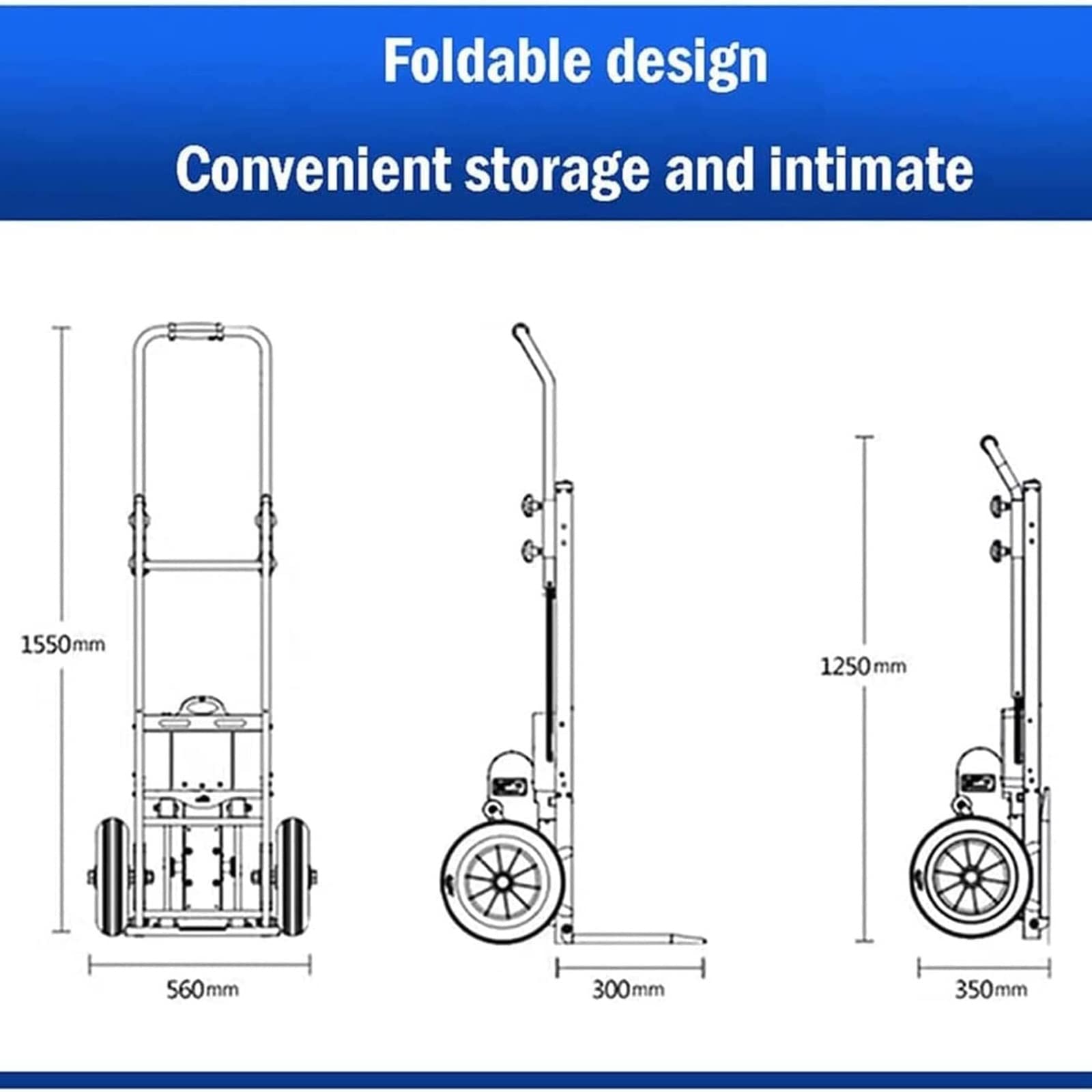 Carrello elettrico per sacchi con portata 200 kg - Carrello a mano che risparmia manodopera, scale e discesa con carico di 280 kg, batteria rimovibile da 48 V/16 Ah, braccio di supporto a fo