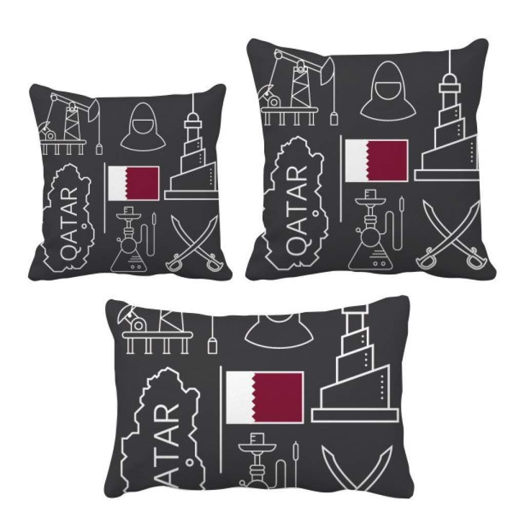 Parure de coussin Qatar avec housse de coussin decoration pour canape