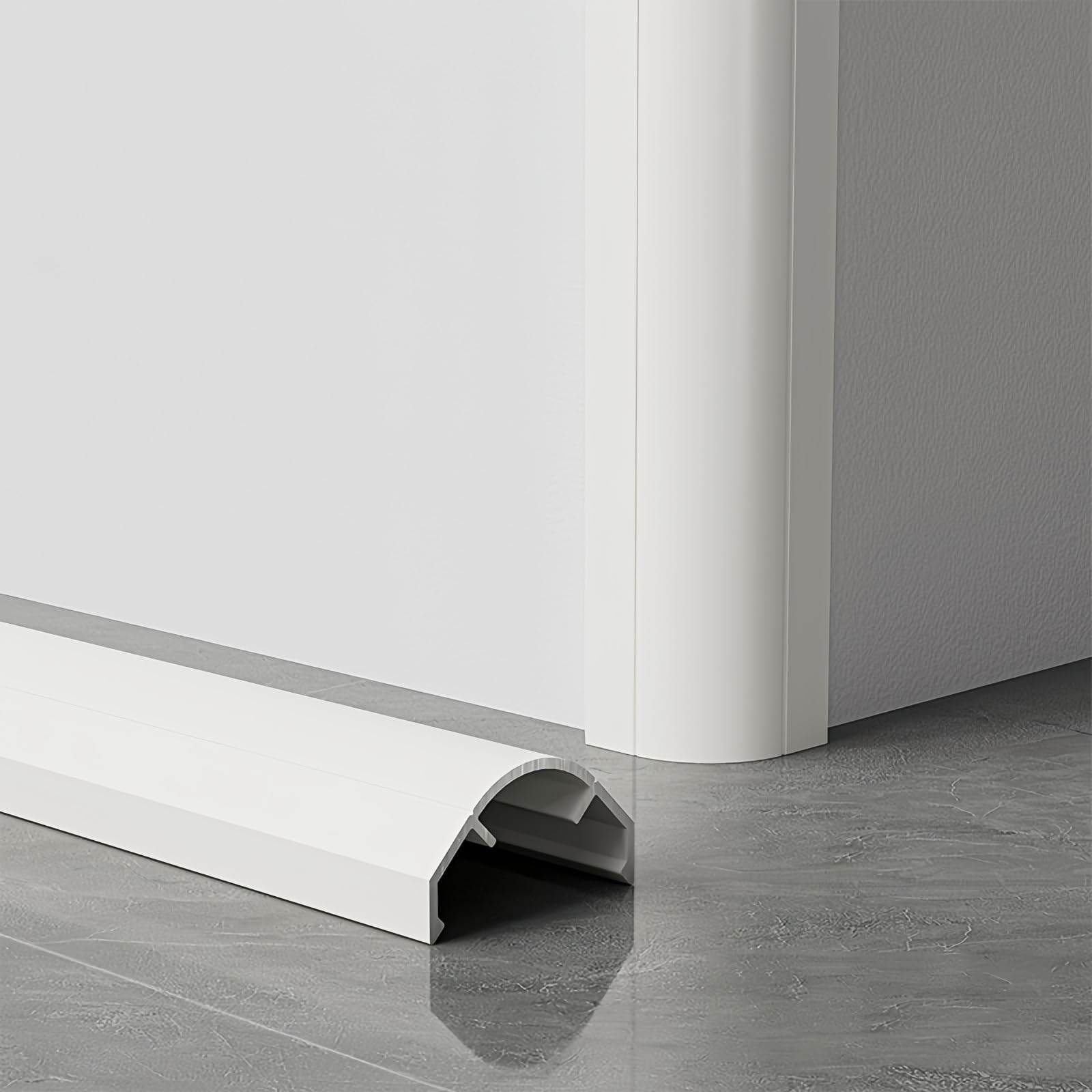 Coayuou Wall Corner Edge Protection Strips 100 cm x 3 Pieces Metal Corner Protection Made of Aluminium Corner Strips Shockproof and Scratch Resistant for Walls Perfect Wall Cladding for Permanent