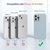 Vista 1090 de Miracase Funda diseñada para iPhone 13 Pro Max con protector de pantalla, [forro de microfibra suave antiarañazos], funda protectora de silicona