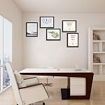 Coffret de 7 Cadres Photo 8,5x11 Noir Giftgarden, Cadres en Gros pour Certificats, Diplômes, Documents 8,5 x 11 pour Affichage Mur ou Table