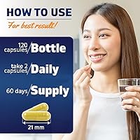 Vista 3 de Vitamatic Quercetina 500 mg, 120 cápsulas vegetarianas (sin OMG, sin gluten, vegano) - Apoya la salud cardiovascular