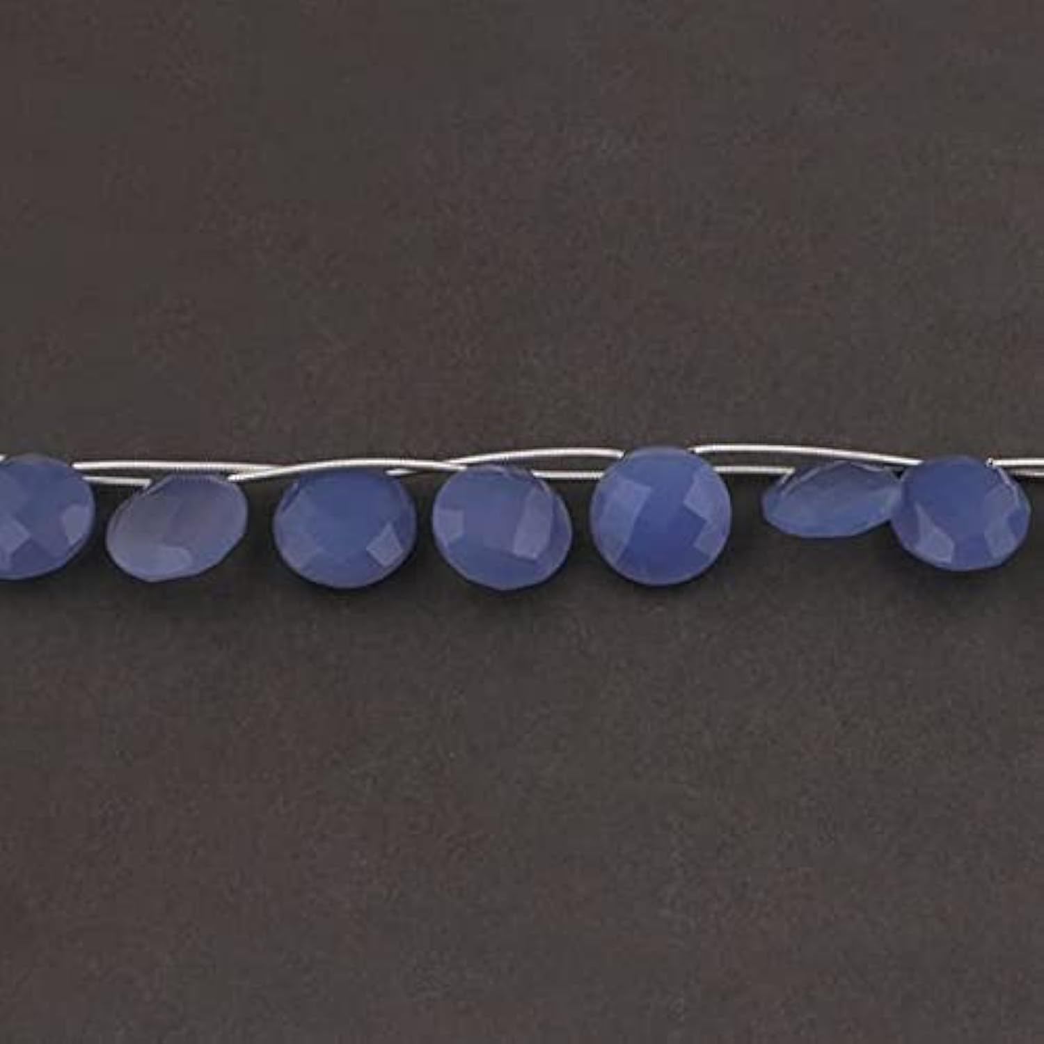 Calcédoine lavande perles rondes facettées 16mm briolettes pour fil de collier SB2996