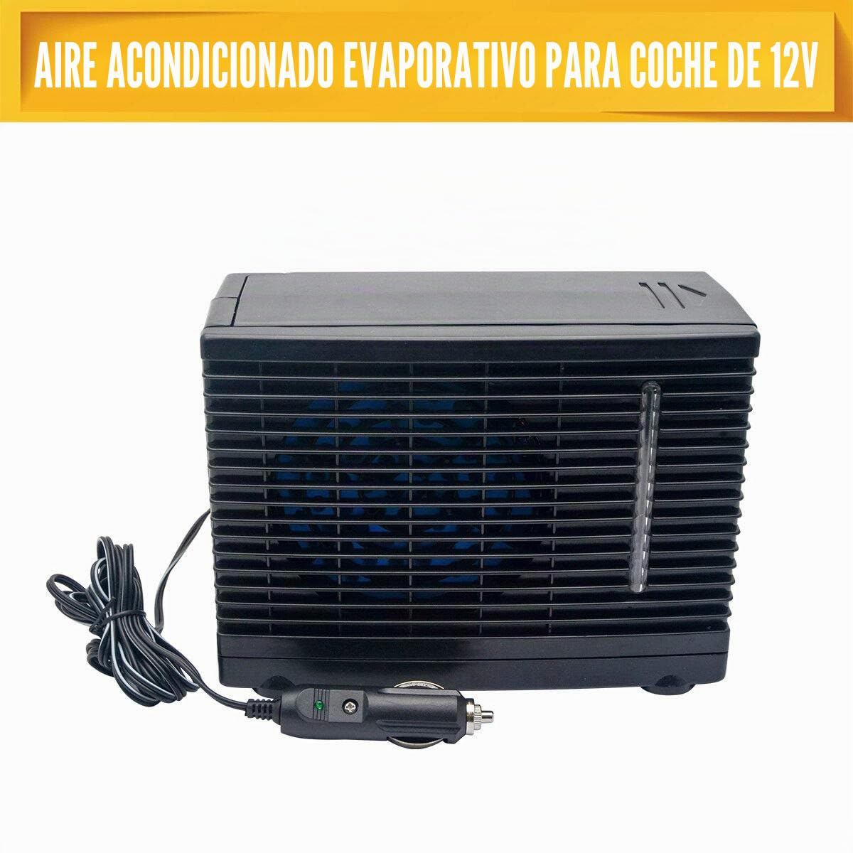 MASO 12V Mini Aire Acondicionado Hogar Enfriador de Coche Ventilador Evaporativo de Agua de Refrigeración con Evaporativo Portátil