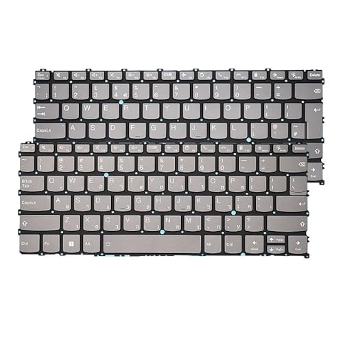 用 FR/UK/ロシア語 スペイン語 イタリア語キーボード (ThinkBook 13s G4 IAP ARB、ThinkBook Plus G3 IAP、ThinkBook Gen 4 用)(RU Grey Backligh)
