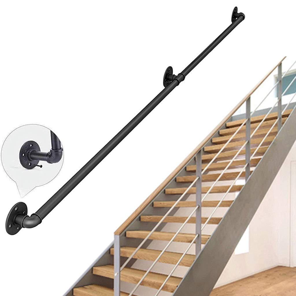 Rampes de sécurité en fer forgé pour escalier et barrière murale extérieure